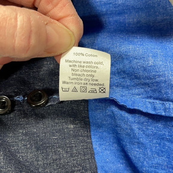 J Crew Striped Long Sleeve Cotton Blouse XL - Picture 9 of 9